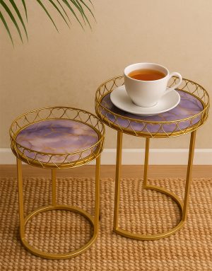 Round 2 Pc Set Side Table