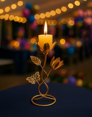 Floral Candle Holder